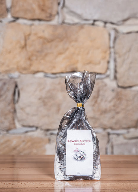 Schwarzes Sesambrot Backmischung